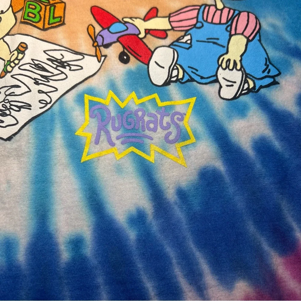 Nickelodeon Rugrats Tie-Dye 90's Inspired‎ T-Shirt Mens Size S Women’s Medium
